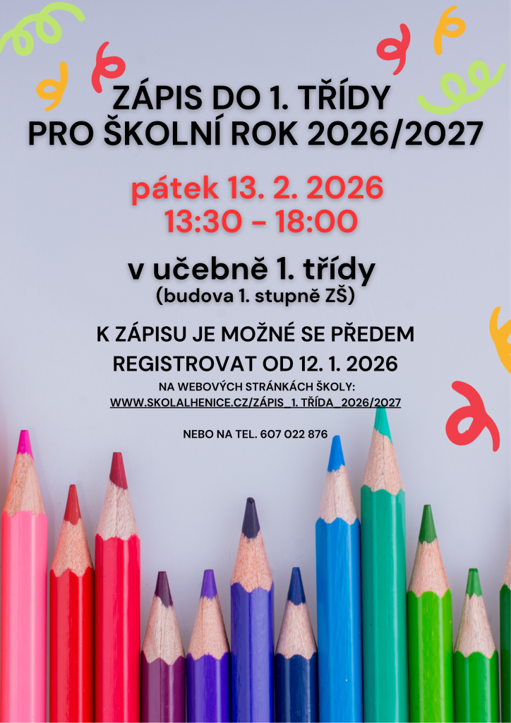 Zápis ZŠ 2026/2027